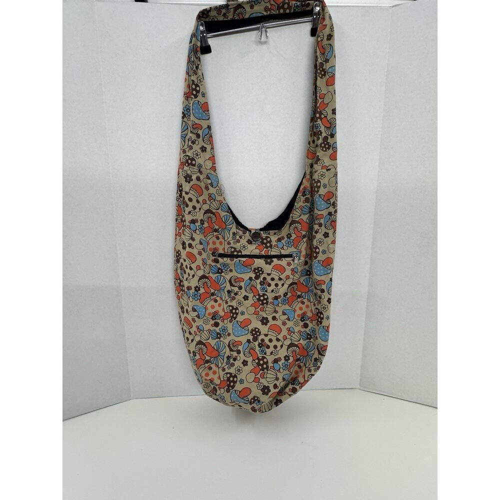 Retro Crossbody Vintage Mushroom Print Shoulder Bag